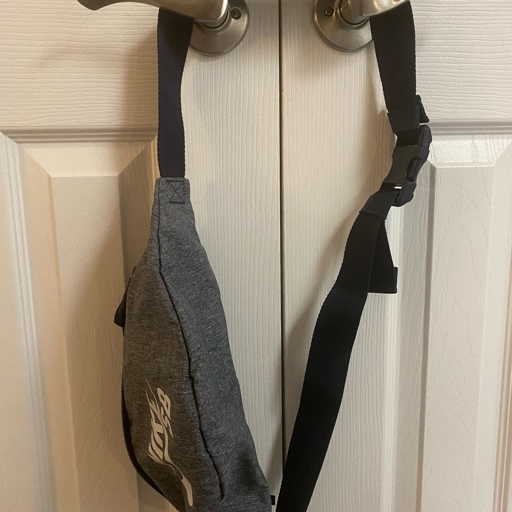 Nike Gray and Black Belt Bags Sporty Compact Design